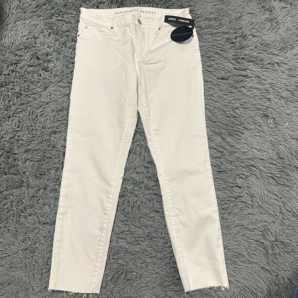 Articles of Society White Skinny Crop Jeans Size 29 NWT - Picture 1 of 9